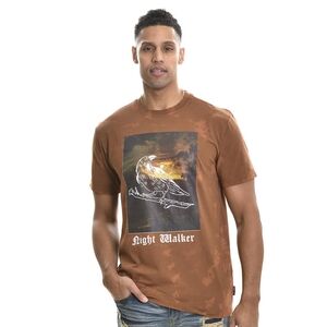 NIGHTWALKER Brown Graphic T-Shirt